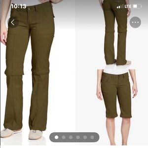 Prana Monarch 3 in 1 Convertible pants Reg 8